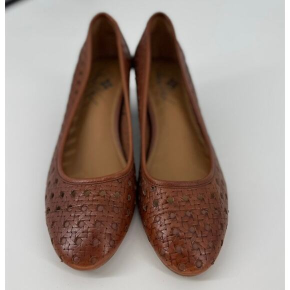Patricia Nash Allegra Women's Heels size 7.5 Brown Cut out Pump Block Heel - Picture 2 of 8